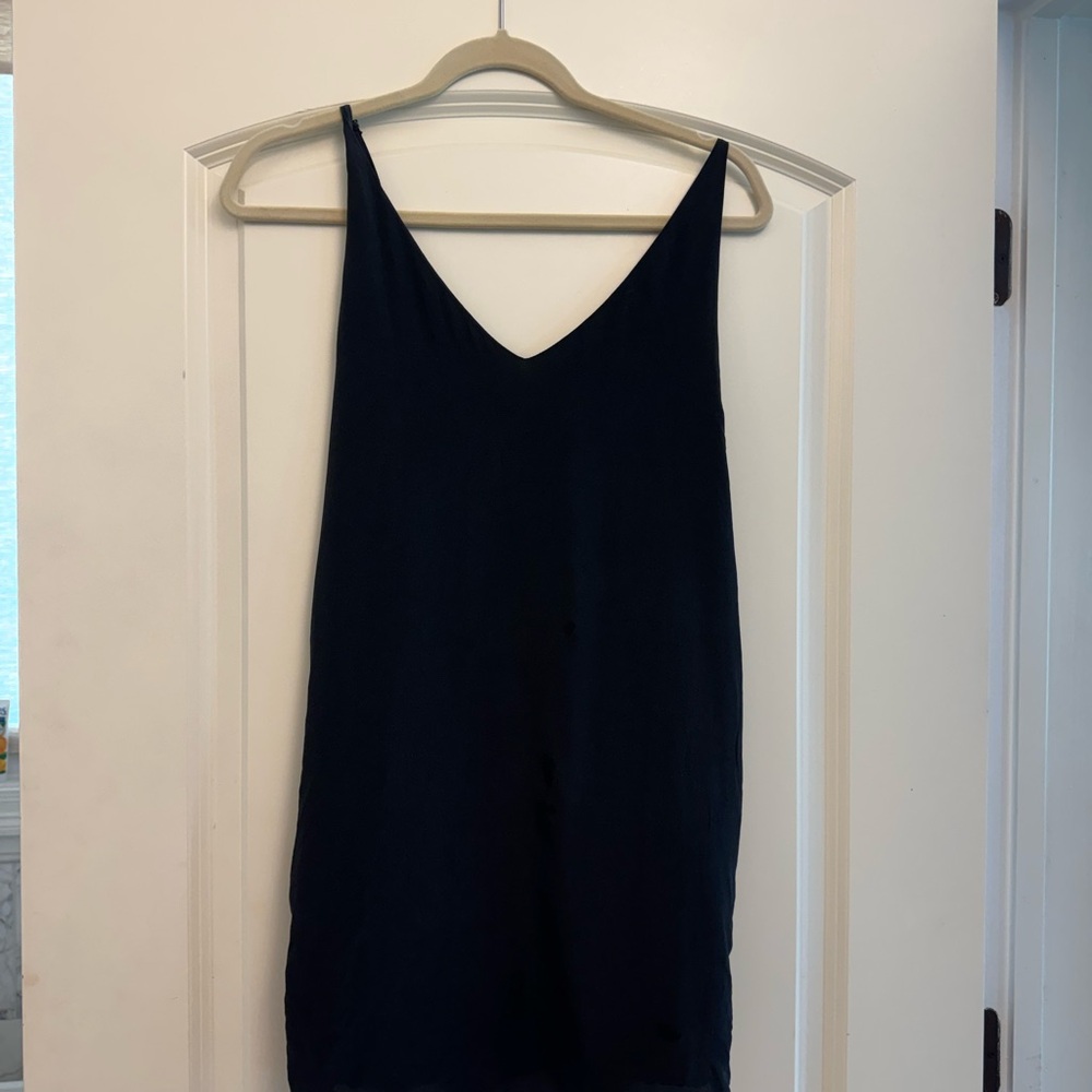Heath Ceramics black V-Neck Slip Camisole